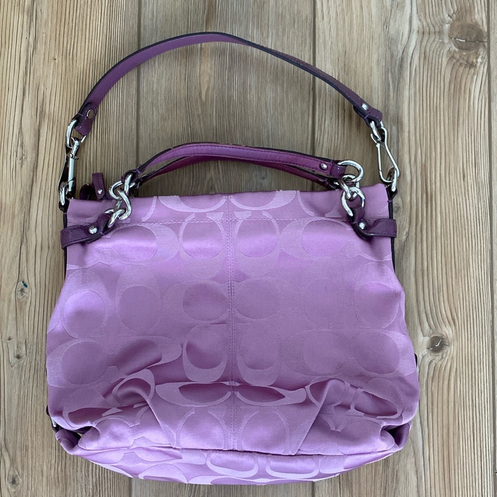 Purple Coach Purse